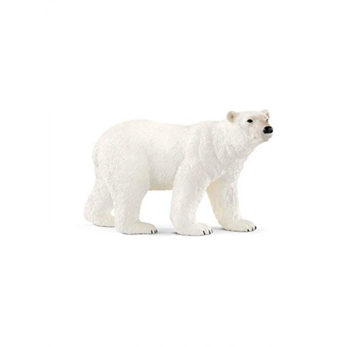 Gerçekçi Kutup Ayısı Oyuncak Figürü, Elde Boyanmış Detaylar