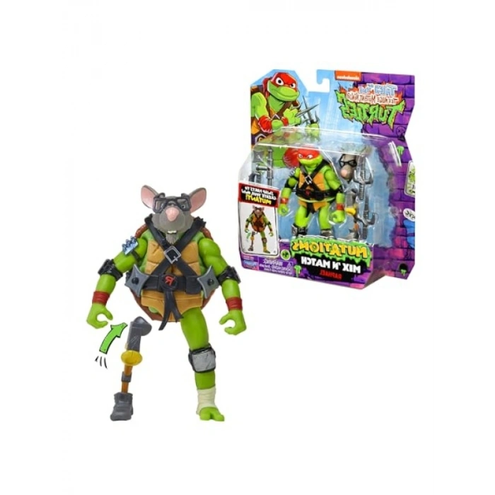 Gerçekçi Ninja Figürü - Mutant Turtles Raphael