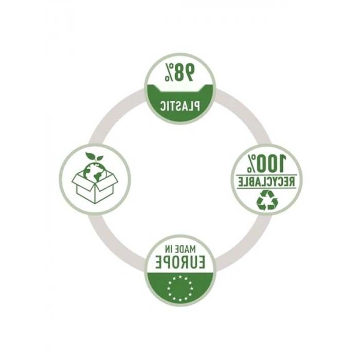 Geri Dönüştürülmüş 15L Kapasiteli Modern Çöp Kovası