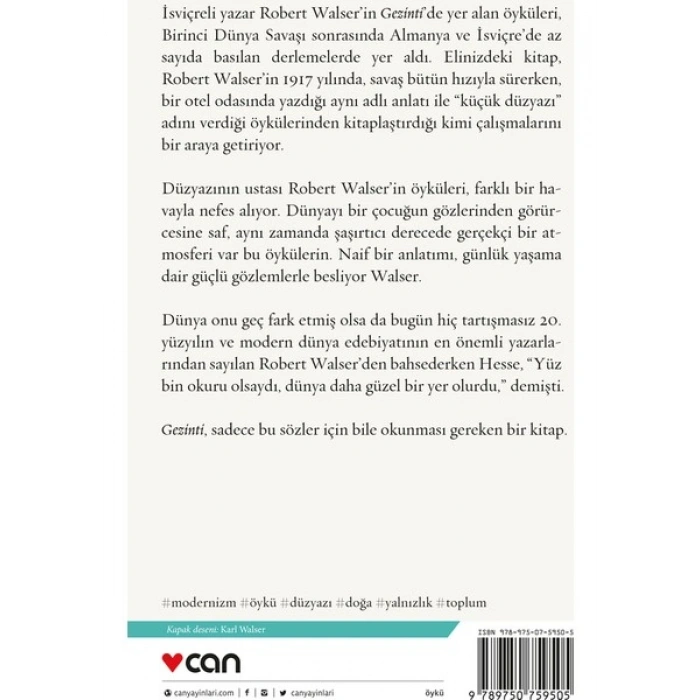 Gezinti ve Diğer Öyküler - Robert Walser