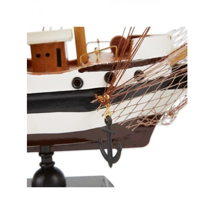 Gifts & Decor Passat hoch gemi detaylı ahşap model deniz dekor