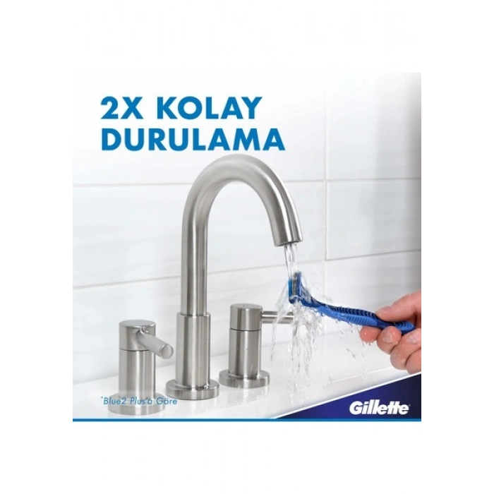 Gillette Blue3 Comfort Kullan At Tıraş Bıçağı 12 Adet 9+3 Hassas Cilt Dostu Ergonomik Tasarım
