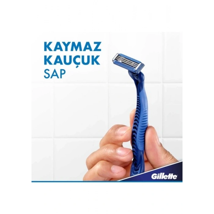 Gillette Blue3 Comfort Kullan At Tıraş Bıçağı 8 Adet 3 Bıçaklı Üstün Konfor Sağlayan Tasarım