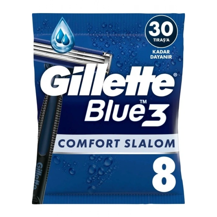 Gillette Blue3 Comfort Slalom Kullan At Tıraş Bıçağı 8Li