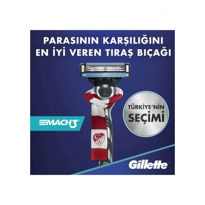 Gillette Mach3 Yedek Tıraş Bıçağı 12li