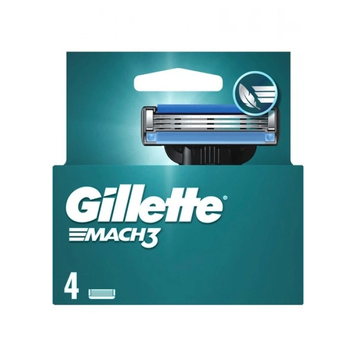 Gillette Mach3 Yedek Tıraş Bıçağı 4lü Kadınlar İçin Hassas Tıraş Özellikleriyle Güçlü Performans