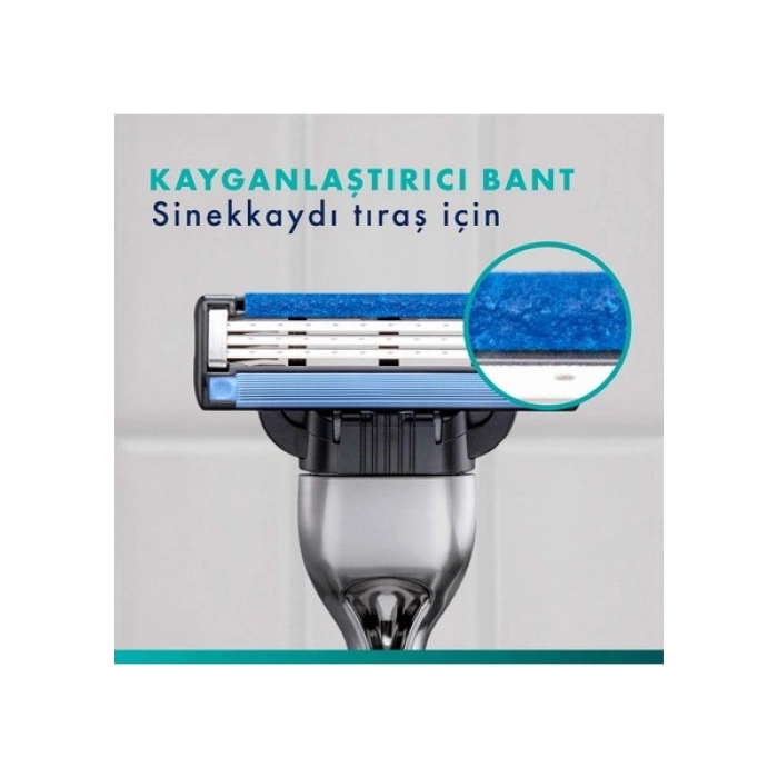 Gillette Mach3 Yedek Tıraş Bıçağı 4lü Kadınlar İçin Hassas Tıraş Özellikleriyle Güçlü Performans