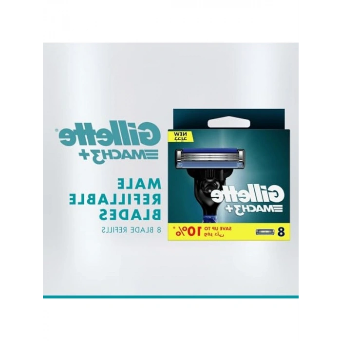 Gillette Mach3 Yedek Tıraş Bıçağı 8li