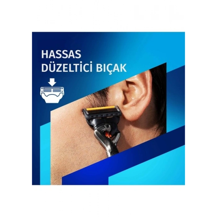 Gillette Proglide Tıraş Makinesi ve Yedek Bıçağı 4lü + Tıraş Bıçağı Standı