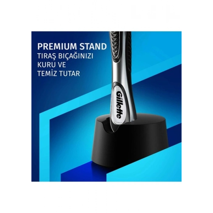 Gillette Proglide Tıraş Makinesi ve Yedek Bıçağı 4lü + Tıraş Bıçağı Standı