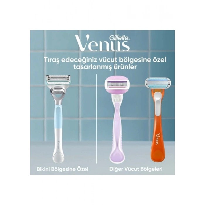 Gillette Venus Bikini Bölgesi Tıraş Makinesi ve 1 Adet Başlık