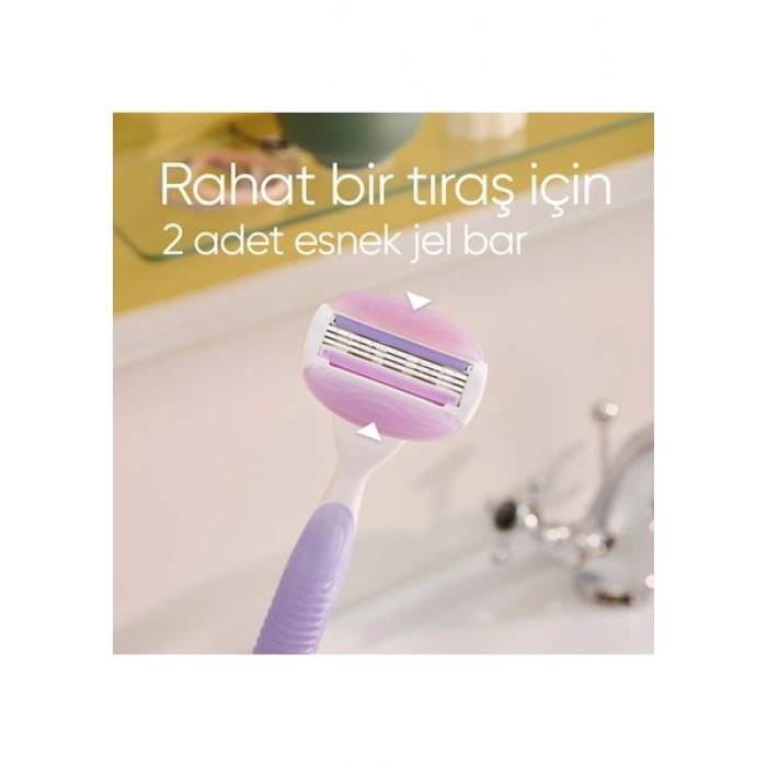 Gillette Venus Comfort Glide Breeze Tıraş Makinesi + 2 Adet Yedek Başlık