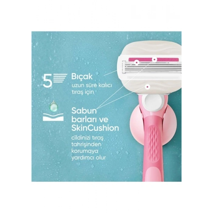 Gillette Venus Comfort Glide Sugarberry 3 Adet Yedek Başlık