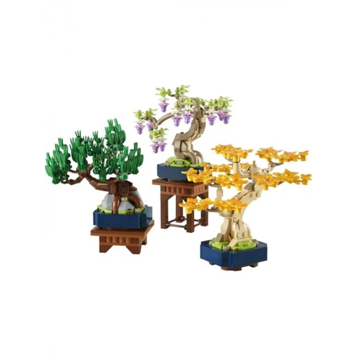 Ginkgo ve Wisteria Ağaçları ile 709 Parça Mini Bonsai Yapım Seti