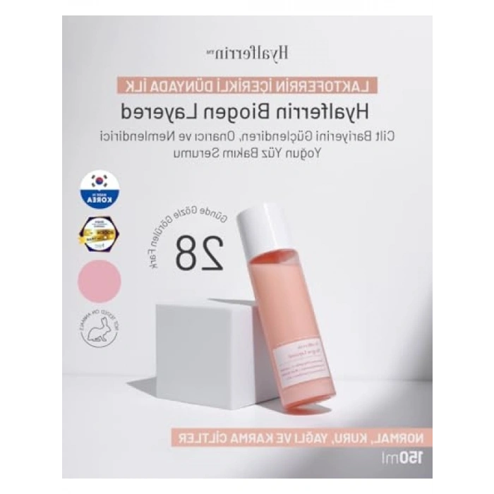 Ginseng ve Squalane İçeren 3 Katmanlı Yüz Bakım Serumu 150ml