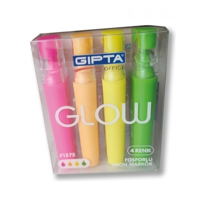 Gıpta Fosforlu Neon 4lü Kalem Set F157500