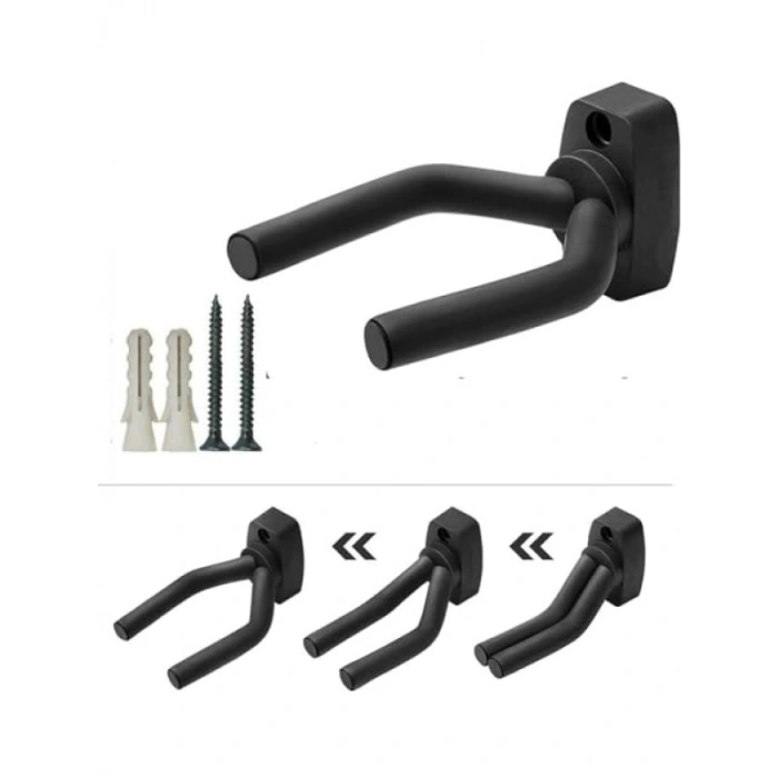 Gitar ve Ukulele İçin Duvar Askı Standı - Vida ve Dübel Dahil