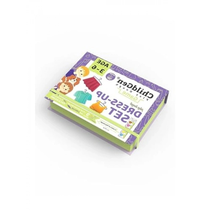 Giysi Giydirme Sahneli Oyun Hamuru Kutusu, Eğlenceli Set