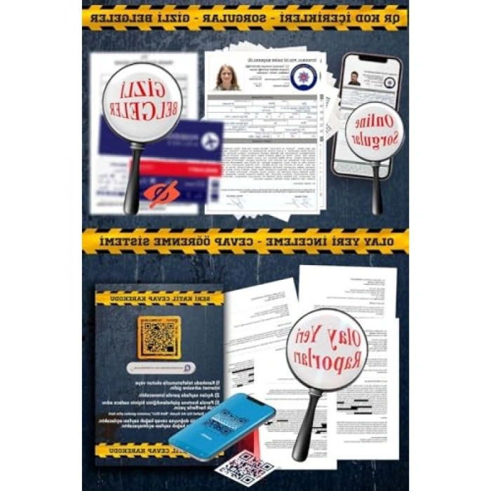 Gizem Bulmaca Cinayet Çözme Kutu Oyunu