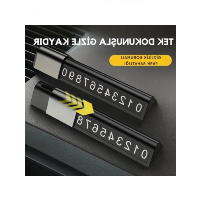 Gizlenebilir Araç Park Telefon Numaratörü - Gece Görüşlü