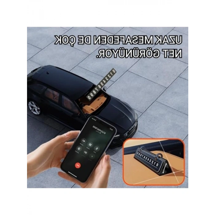 Gizlenebilir Araç Park Telefon Numaratörü - Geçici Park için Ideal