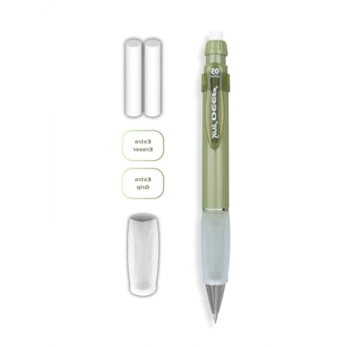 Gizlenebilir Uçlu Versatil Kalem Seti, 0.5 mm, Yeşil