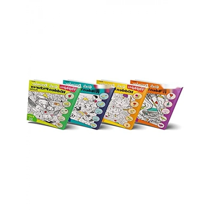 Gizli Resim Yapboz Seti - 4lü