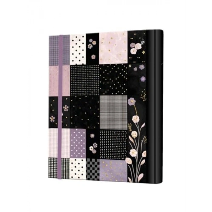 Gizli Spiralli Sert Kapaklı Defter - 192 Sayfa, Çizgili