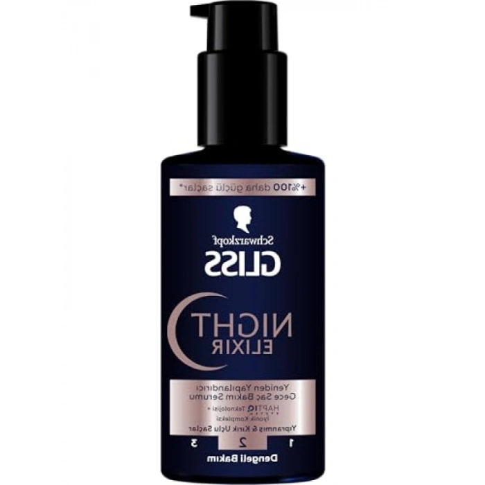 Gliss Night Elixir Yeniden Yapılandırıcı Gece Bakım Serumu, 100ml