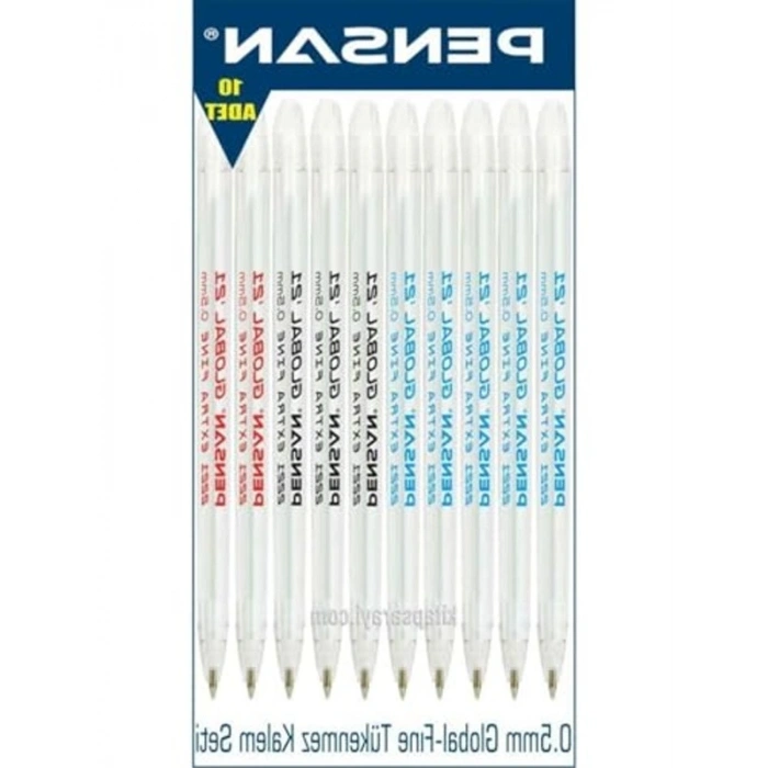 Global-Fine 21 0.5 Mm Tükenmez Kalem Seti 10 Adet