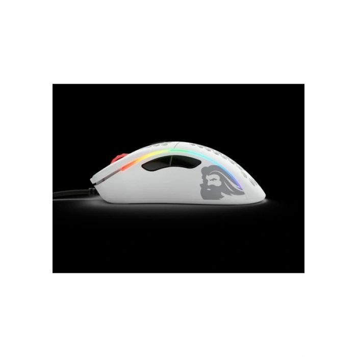 Glorious Model D Kablolu Mat Beyaz RGB Oyuncu Mouse 69Gr