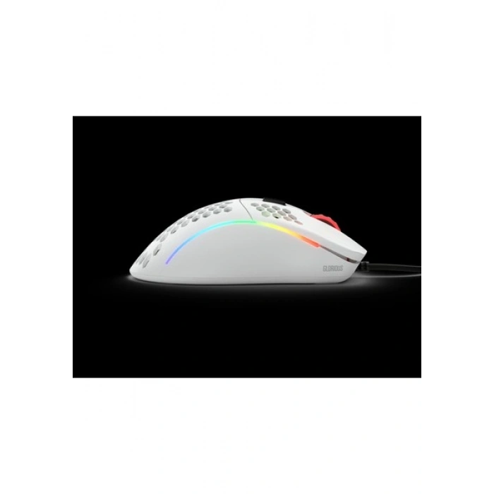 Glorious Model D Kablolu Mat Beyaz RGB Oyuncu Mouse 69Gr