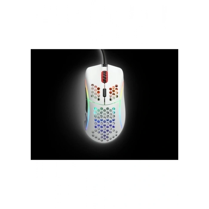 Glorious Model D Kablolu Mat Beyaz RGB Oyuncu Mouse 69Gr