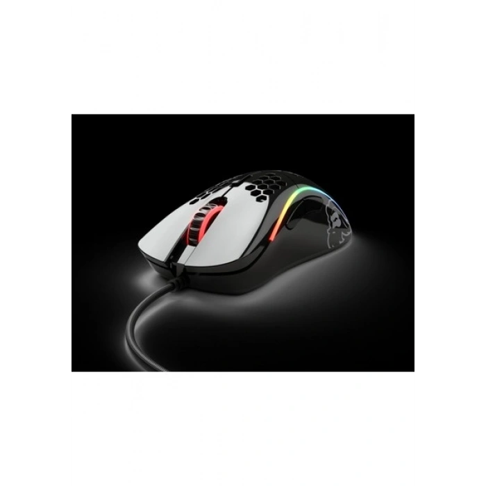 Glorious Model D Kablolu Parlak Siyah RGB Oyuncu Mouse 69Gr