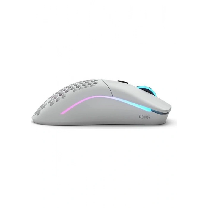 Glorious Model O Kablosuz RGB UltraLight 19000 DPI Gaming Mouse – Mat Beyaz