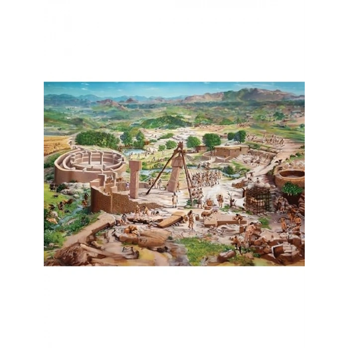 Göbeklitepe Temalı 1000 Parça Sanat Puzzle Seti
