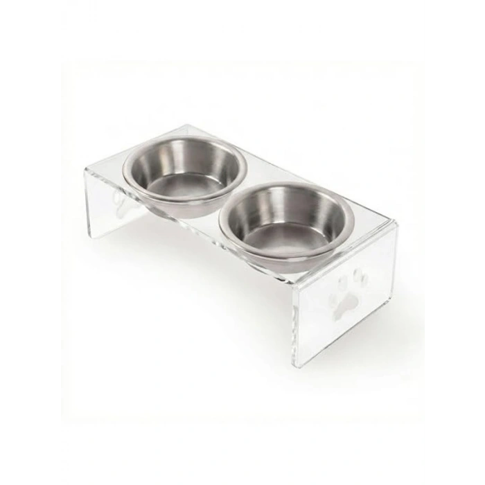 Gobypet Pleksi Mama Kabı (Metal, Şeffaf Pleksi)
