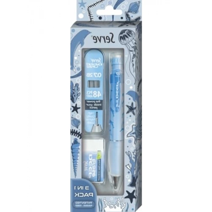 Gök Mavi 0.7 mm Kalem Seti, 3lü