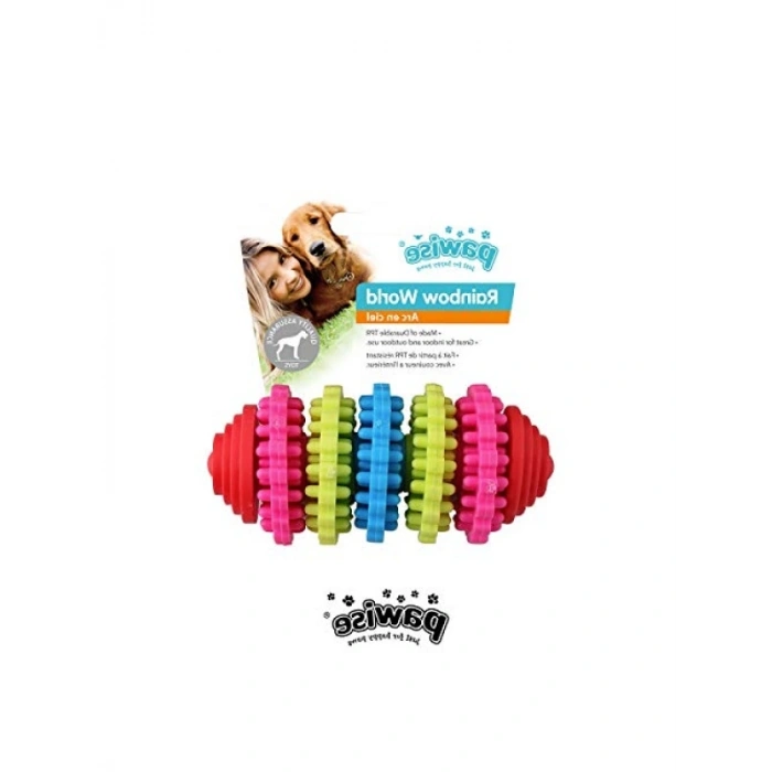 Gökkuşağı Desenli Dişli Oyuncak (11 cm)