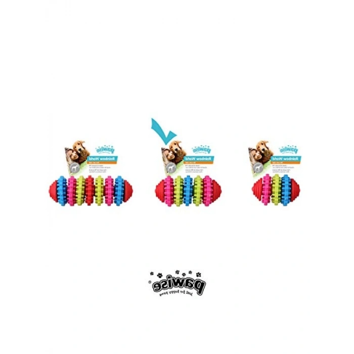 Gökkuşağı Desenli Dişli Oyuncak (11 cm)