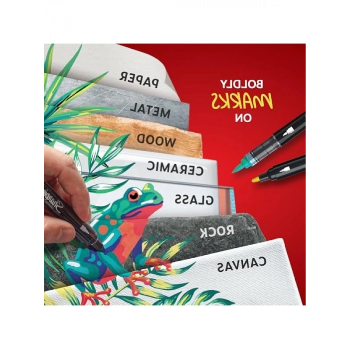 Göl Yeşili Akrilik Markör - Yuvarlak Uç