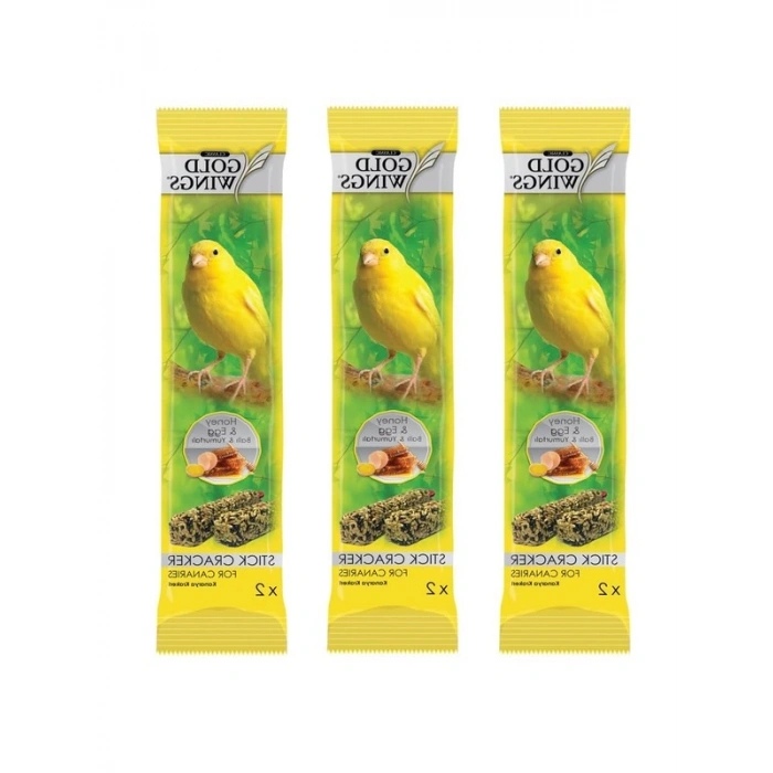Gold Wings Classic Kanarya Krakeri, 120 gr x 3 Adet