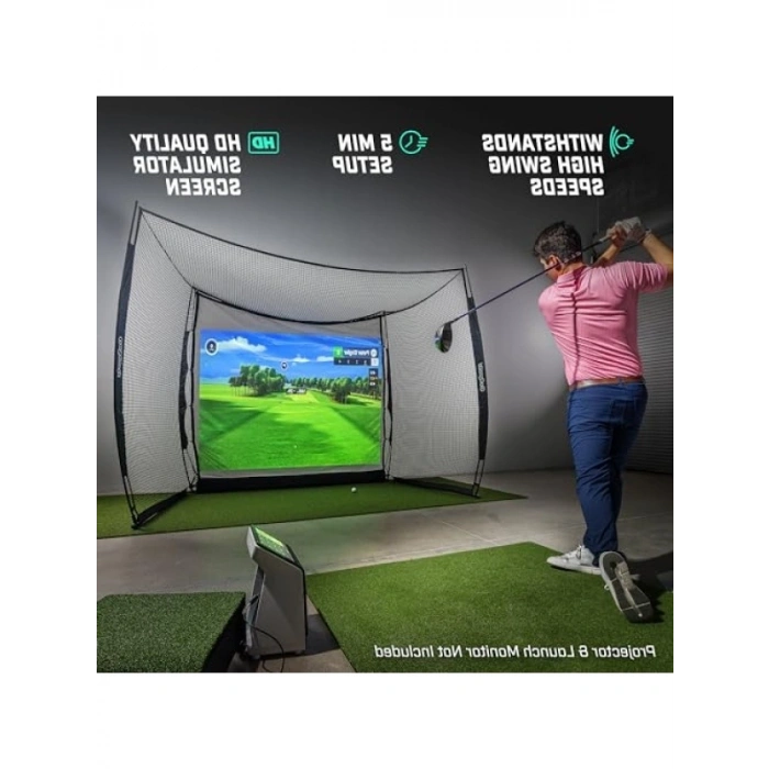 Golf Antrenman Vuruş Filesi - 305 x 244 cm, Dayanıklı Tasarım