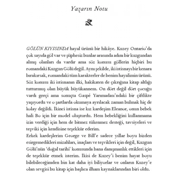 Gölün Kıyısında - Mary Lawson