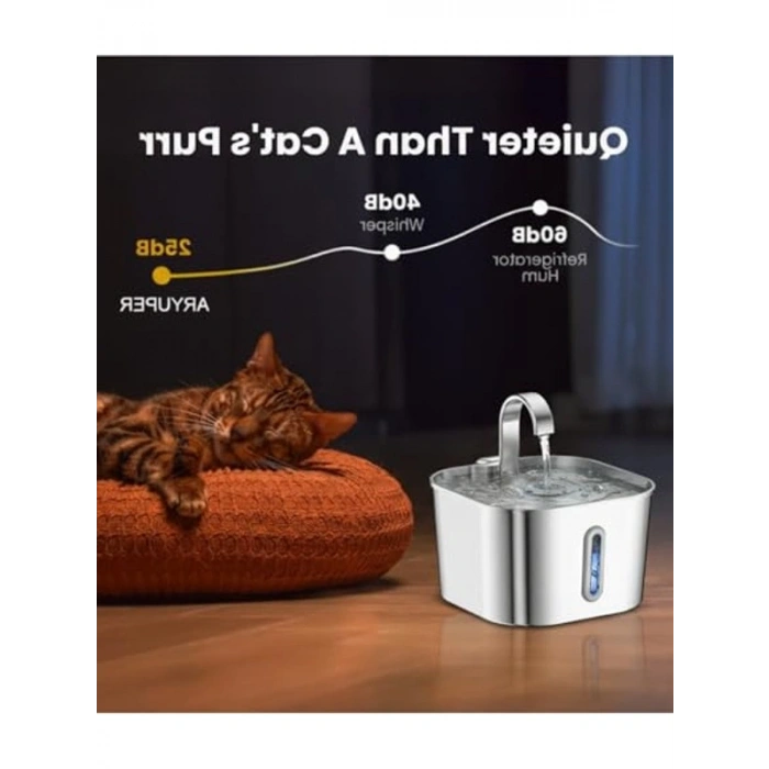 Göstergeli Paslanmaz Çelik Su Pınarı, 2.2 L Kapasite