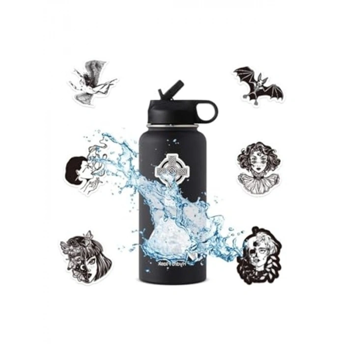 Gothic Temalı 45 Çıkartmalık Sticker Seti, Çok Amaçlı Kullanım