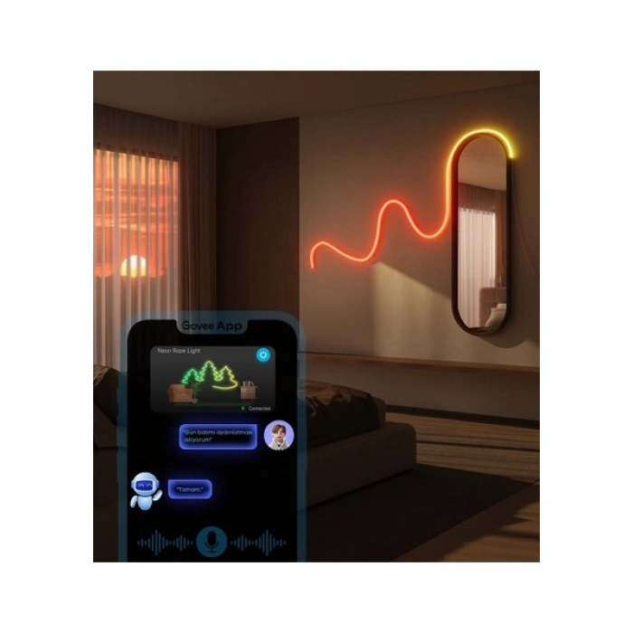 Govee Neon LED Şerit 2.nesil (3m)-Beyaz