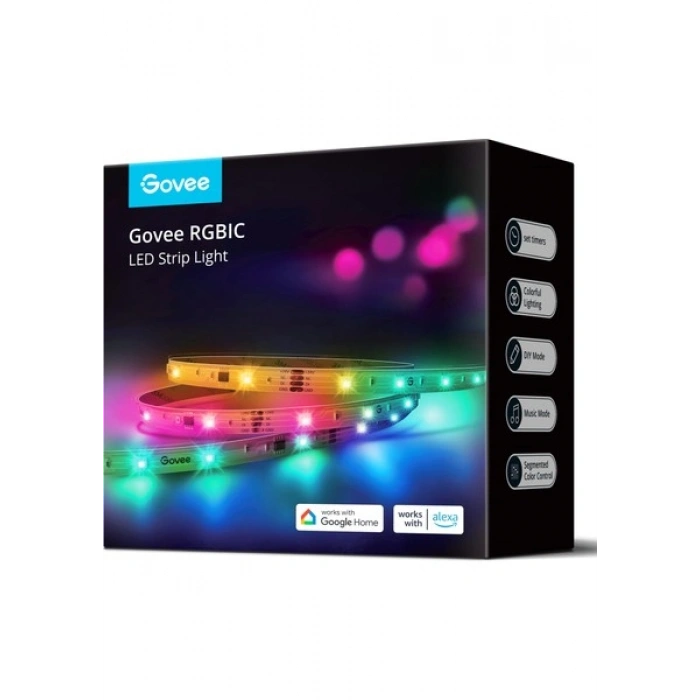 Govee Rgbıc Basic Wi-Fi + Bluetooth LED Şerit Işık 10M