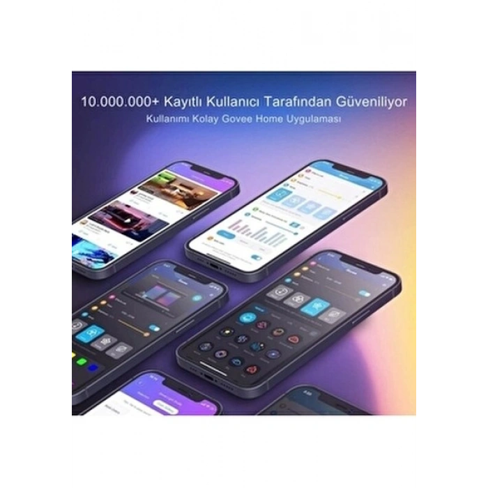 Govee RGBIC Basic Wifi+ Bluetooth LED Şerit, 5 Metre