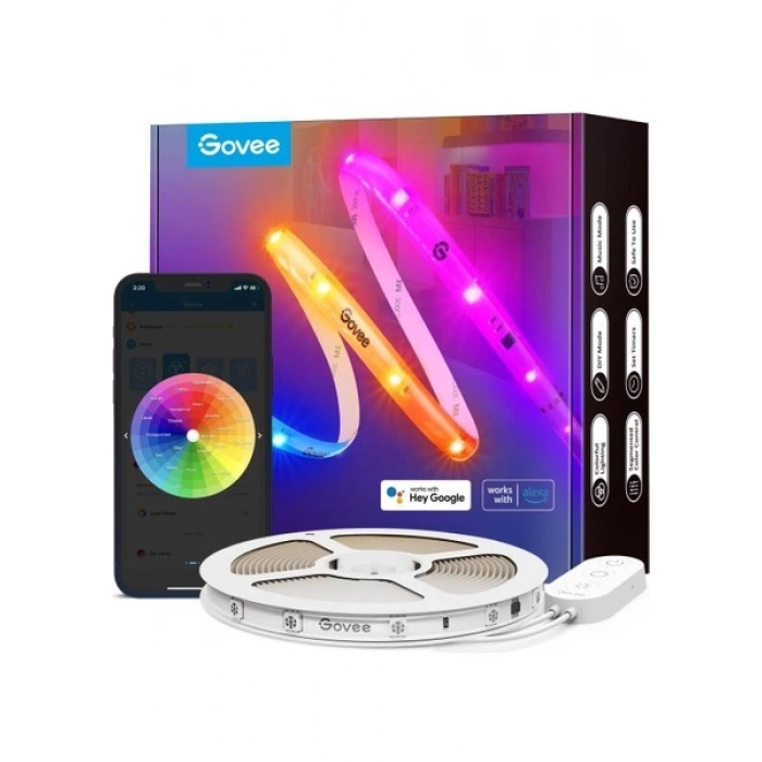 Govee Rgbıc Wifi + Bt LED Şerit Kaplamalı (5m)